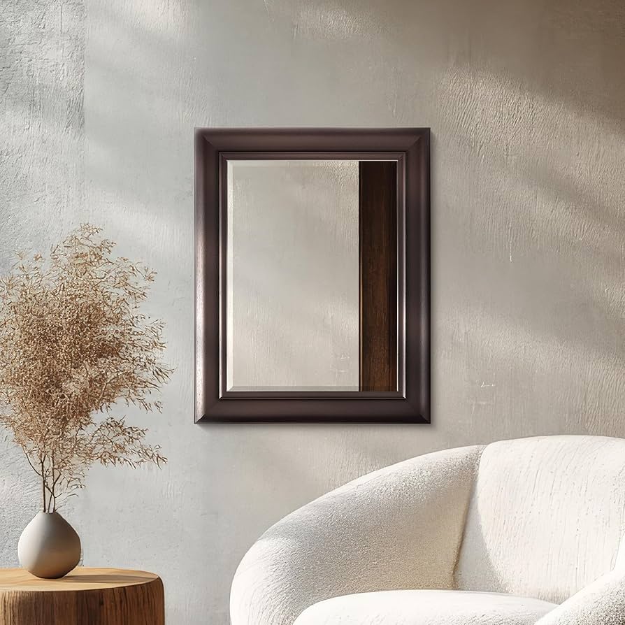Amazon.com: Head West Espresso Dark Brown Framed Rectangle